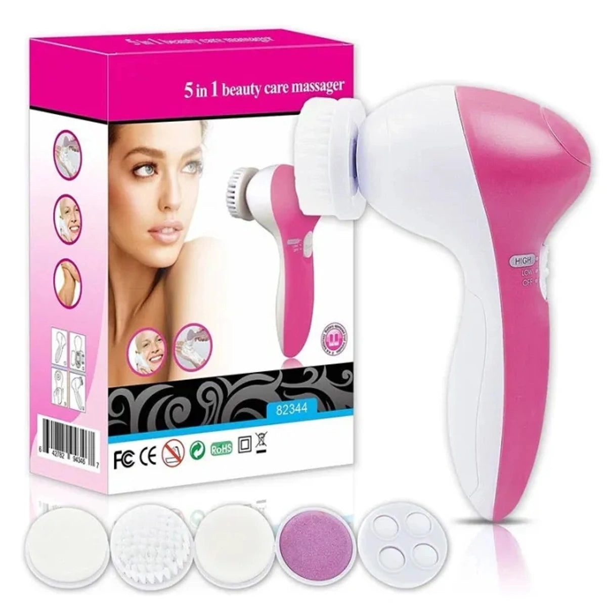 5-in-1 Facial Cleansing Brush